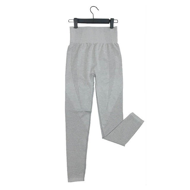 High Waist Seamless Leggings For Women Solid Push Up Leggings