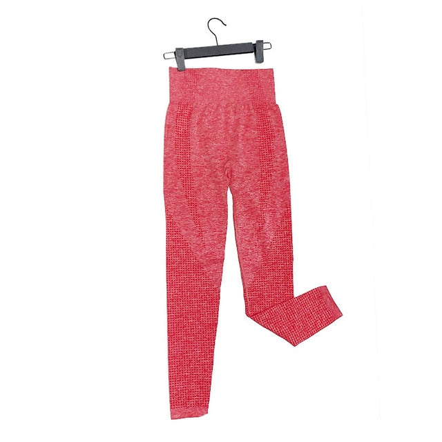 High Waist Seamless Leggings For Women Solid Push Up Leggings