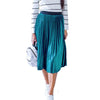 Image of Ladies Vintage Autumn Winter Women Velvet Skirt High Waisted Elegant Sexy Skinny Black Pleated Skirts Female Maxi Skirts Womens