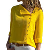 Image of Leisure Blouse   Long Sleeve Women Blouses and Skew Collar