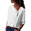 Image of Leisure Blouse   Long Sleeve Women Blouses and Skew Collar