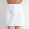 Image of Lucyever Fashion Korean Spring Summer Women Denim Skirt High Waist Mini Skirts Jeans Plus Size Harajuku Cotton Girls Black Skirt