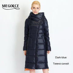 Fashionable Coat Jacket for Women's Hooded Warm Parkas