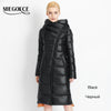 Image of Fashionable Coat Jacket for Women's Hooded Warm Parkas