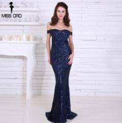 Missord 2019 Sexy bra party dress sequin maxi dress FT4912