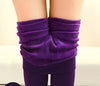 Image of Warm Winter Bright Velvet Knitted Thick Legging Super Elastic Pants