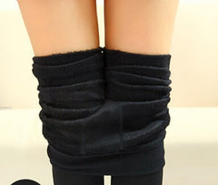 Warm Winter Bright Velvet Knitted Thick Legging Super Elastic Pants