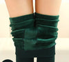 Image of Warm Winter Bright Velvet Knitted Thick Legging Super Elastic Pants