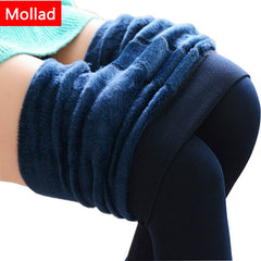 Warm Winter Bright Velvet Knitted Thick Legging Super Elastic Pants