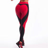 Image of Women Leggigns Heart Shape Digital Print Patchwork Fitness Legging Push Up Workout