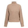 Image of Turtleneck Women Sweater Autumn Winter Long Sleeve Jumper