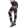 Image of Print Flower Leggings for Plus Size