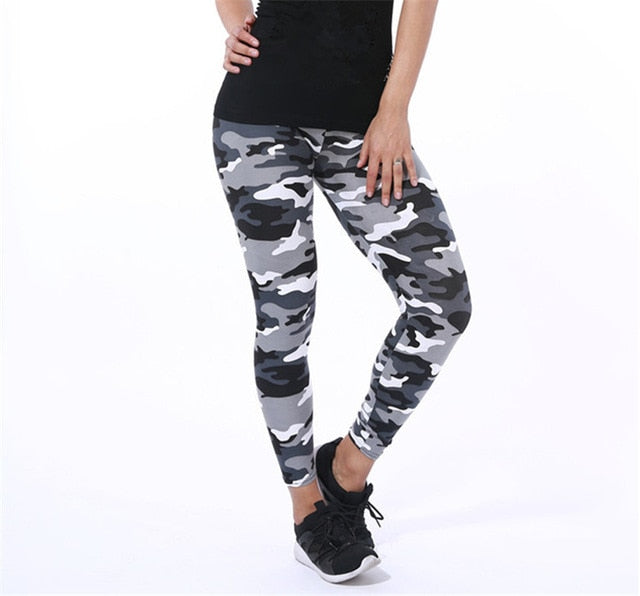 Print Flower Leggings for Plus Size