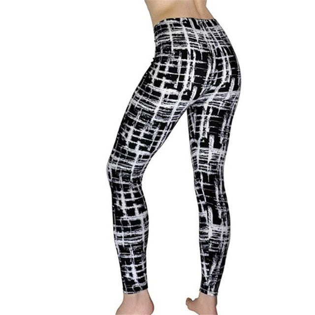 Print Flower Leggings for Plus Size