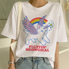 Image of T-shirt Summer Short Sleeve Top Tees Female