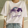 Image of T-shirt Summer Short Sleeve Top Tees Female