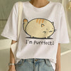 Image of T-shirt Summer Short Sleeve Top Tees Female