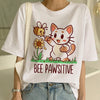 Image of T-shirt Summer Short Sleeve Top Tees Female