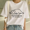 Image of T-shirt Summer Short Sleeve Top Tees Female