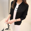 Image of New spring & summer female knit cardigan sweater coat short female a little shawl knitted jacket female