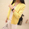 Image of New spring & summer female knit cardigan sweater coat short female a little shawl knitted jacket female