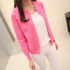 Image of New spring & summer female knit cardigan sweater coat short female a little shawl knitted jacket female