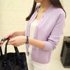 Image of New spring & summer female knit cardigan sweater coat short female a little shawl knitted jacket female