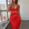 Image of New Arrivals Mesh Insert Women Bandage Dress Black Party Night Club Bodycon Dress