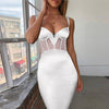 Image of New Arrivals Mesh Insert Women Bandage Dress Black Party Night Club Bodycon Dress