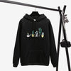 Image of Long Sleeves Letter Harajuku Print  Light Pink Pullovers O-neck Women's Hooded Sweatshirt Tops