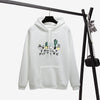 Image of Long Sleeves Letter Harajuku Print  Light Pink Pullovers O-neck Women's Hooded Sweatshirt Tops