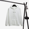 Image of Long Sleeves Letter Harajuku Print  Light Pink Pullovers O-neck Women's Hooded Sweatshirt Tops