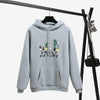 Image of Long Sleeves Letter Harajuku Print  Light Pink Pullovers O-neck Women's Hooded Sweatshirt Tops