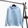 Image of Long Sleeves Letter Harajuku Print  Light Pink Pullovers O-neck Women's Hooded Sweatshirt Tops