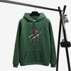 Image of Long Sleeves Letter Harajuku Print  Light Pink Pullovers O-neck Women's Hooded Sweatshirt Tops