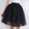 Image of Party Train Puffy 5Layer 60CM Fashion Women Tulle Skirt Tutu Wedding Bridal Bridesmaid