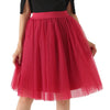 Image of Party Train Puffy 5Layer 60CM Fashion Women Tulle Skirt Tutu Wedding Bridal Bridesmaid