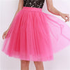 Image of Party Train Puffy 5Layer 60CM Fashion Women Tulle Skirt Tutu Wedding Bridal Bridesmaid