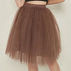 Image of Party Train Puffy 5Layer 60CM Fashion Women Tulle Skirt Tutu Wedding Bridal Bridesmaid