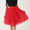 Image of Party Train Puffy 5Layer 60CM Fashion Women Tulle Skirt Tutu Wedding Bridal Bridesmaid