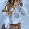 Image of Pineapple Blouse Women's Shirt Ananas White Long Sleeve Blouses Woman