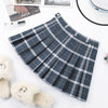 Image of Plus Size Harajuku Short Skirt New Korean Plaid Skirt Women Zipper
