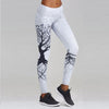 Image of Qickitout Leggings Hot Sell Women's Skull&flower Black Leggings