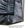 Image of S-3XL High Waist Faux Leather Fashion Sexy Thin Black Leggings