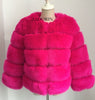 Image of S-3XL Mink Coats Women Winter Top Fashion Pink FAUX Fur Coat Elegant