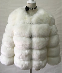 S-3XL Mink Coats Women Winter Top Fashion Pink FAUX Fur Coat Elegant