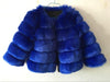 Image of S-3XL Mink Coats Women Winter Top Fashion Pink FAUX Fur Coat Elegant