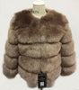 Image of S-3XL Mink Coats Women Winter Top Fashion Pink FAUX Fur Coat Elegant