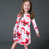 Image of S-5XL Plus Size Tunic Autumn Women Dresses Casual Cartoon Print
