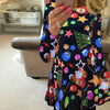 Image of S-5XL Plus Size Tunic Autumn Women Dresses Casual Cartoon Print